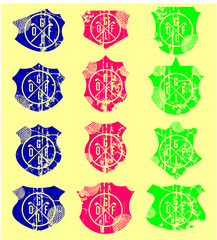 Golf sport graphic design vector art