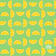 Cute and colorful lemon pattern