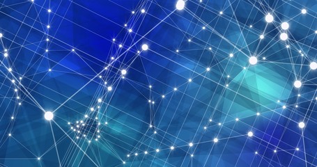 Background Abstract Dynamic Plexus Futuristic Technology. 3D rendering 3D illustration