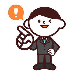 ビジネス　スーツ　全身　男性　チェック　ポイント