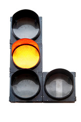 isolated traffic light