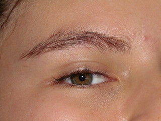 Fototapeta na wymiar close up of female eye with make up
