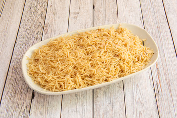 basmati rice tray