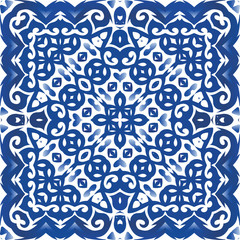 Antique azulejo tiles patchwork.