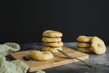 Homemade Sesame Seed Bagels 