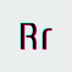 Obraz premium tiktok style font