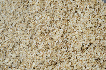 Fine grain oatmeal close up.Concept of healthy eating.