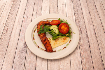 Greek-style roasted octopus
