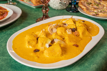 Hindu korma plate
