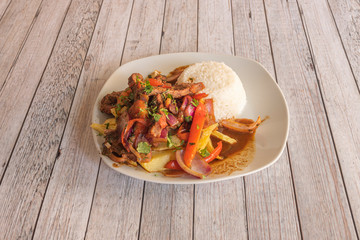 Peruvian Lomo Saltado
