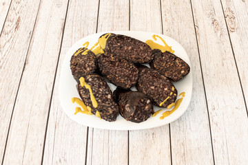 black pudding of rice from burgos