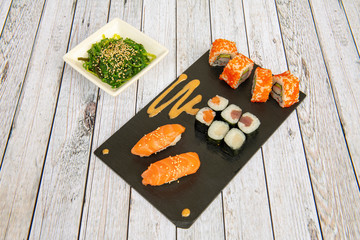 Image of assorted Japanese nigiri