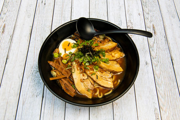 Delicious bowl of Japanese ramen