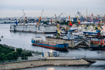Port in St.Peterburg