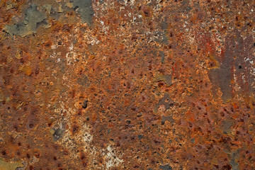 metal texture with scratch and crack, rust wall
