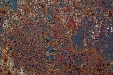 metal texture with scratch and crack, rust wall
