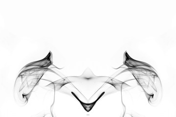 Abstract of incense smoke as background