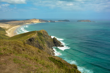 View of Te Werahi Beach, New Zealand