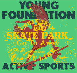 surfing sport print embroidery graphic design vector art