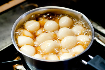 白玉団子のみたらし風