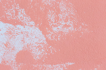 close-up of peeling painted wall, copy space.