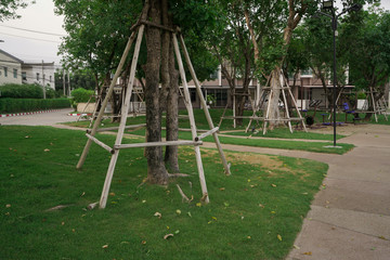 Fototapeta premium playground in the park