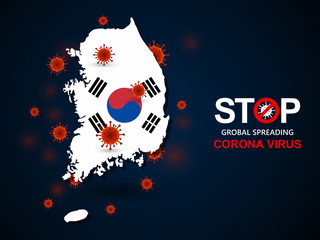 virus around South Korea