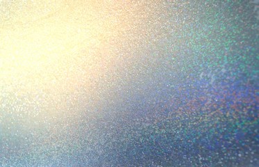 Glitter brilliance blue yellow background. Glitz crystal abstract texture. 