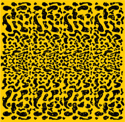 jaguar pattern graphic design vector art