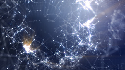 3D illustration Background for advertising and wallpaper in sci fi and technology innovation scene. 3D rendering in decorative concept.