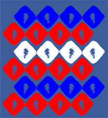 ethnic pattern print and embroidery graphic design vector art