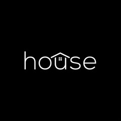 Minimal logotype house logo symbol design 