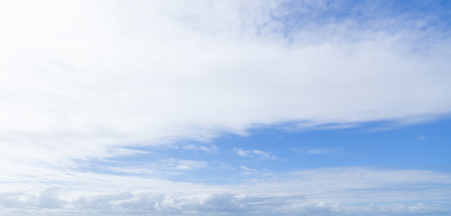 Clouds in blue sky at daytime