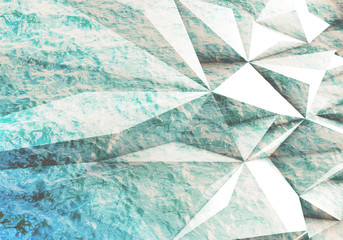 Abstract triangular pattern. Low-poly cgi background