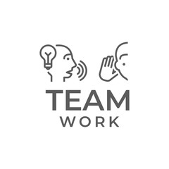 Teamwork concept banner. Can use for web banner, infographics, hero images. Flat isometric vector .