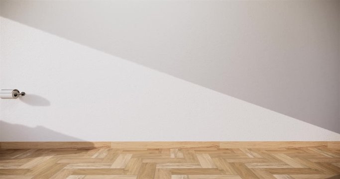 Zen design toilet tiles wall and floor - japanese style. 3D rendering