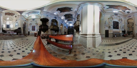 Sulmona - Foto sferica della chiesa della Santissima Annunziata