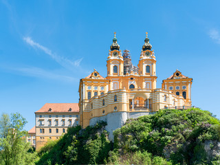 Fototapeta na wymiar Melk Abbey in Wachau, Lower Austria