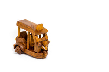 Retro Old Toy Tricycle Obsolete Wooden