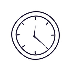 wall clock , line style icon
