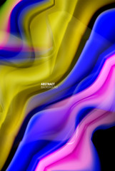 Liquid gradients abstract background, color wave pattern poster design for Wallpaper, Banner, Background, Card, Book Illustration, landing page