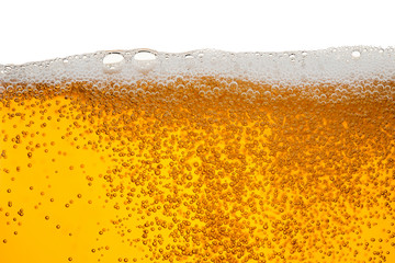 Beer background with bubble froth texture foam pouring alcohol soda in glass happy celebration party holiday new year concept object design