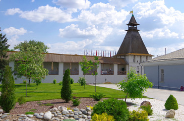 Wall of Kremlin in Astrakhan. Russia.