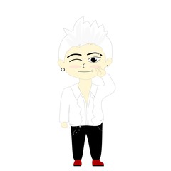 Illustration vector graphic of Idol KPOP Taeyang BIGBANG. Fit for KPOP fans