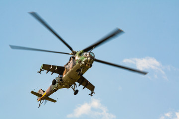 Mi-24 Hind Helicopter - 343380954