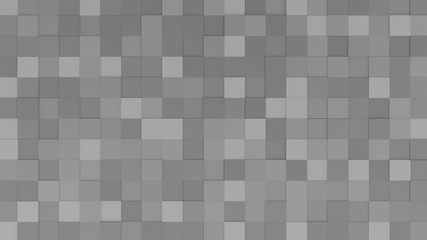Three-dimensional gray cubes pattern