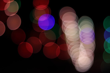 the blurry lights