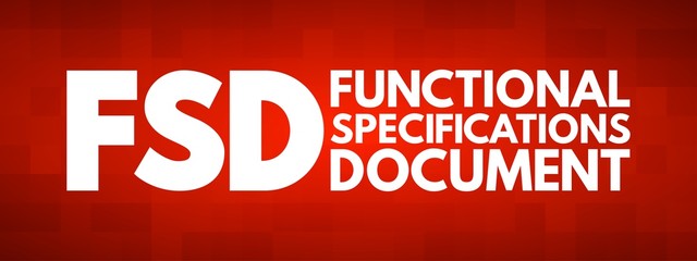 FSD - Functional Specifications Document, concept background