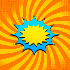 Pop art bright concept