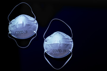 Masque FFP2 pour la protection du visage contre virus du covid-19, coronavirus, allergie,...